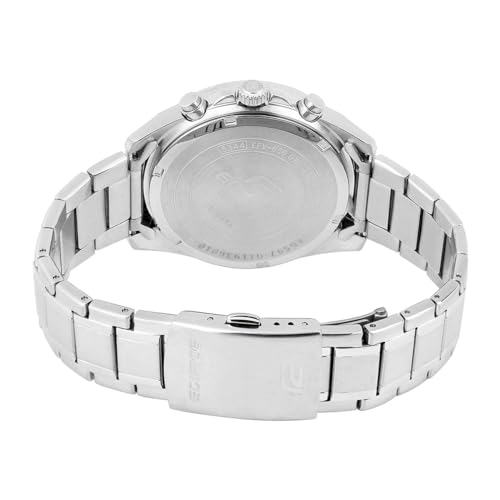 Casio Edifice EFV-650D-2AVUDF Blue Analog Dial Silver Stainless Steel Band Men's Watch Chronograph 100M Water Resistant ED597 - Image 4