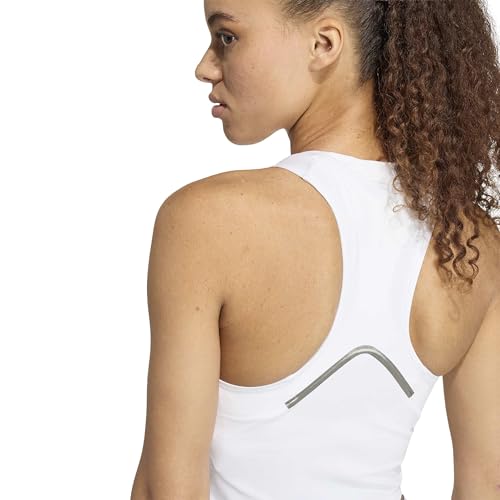 Top adidas Climacool Tennis Y-Tank Pro blanco XXS para tus partidos y entrenamientos 5