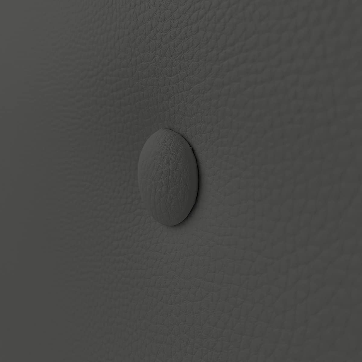 Duérmete Online - Premium wyściełany zagłówkiem model Milan | wysokiej klasy tapicerka ze sztucznej skóry — w zestawie sprzęt i sprzęt, drewno, szary, 90 x 60 cm (łóżko 80)