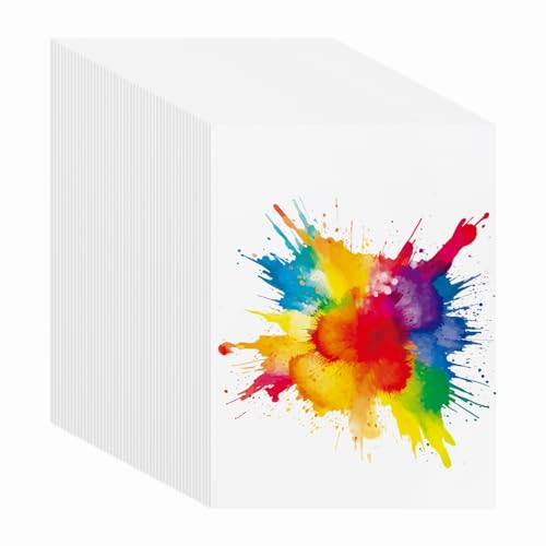 Papel para pintar acuarela sin ondulaciones hojas de algodón de 140 lb