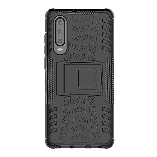 Yiakeng Huawei P30 Cover, Doppio Strato Silicone