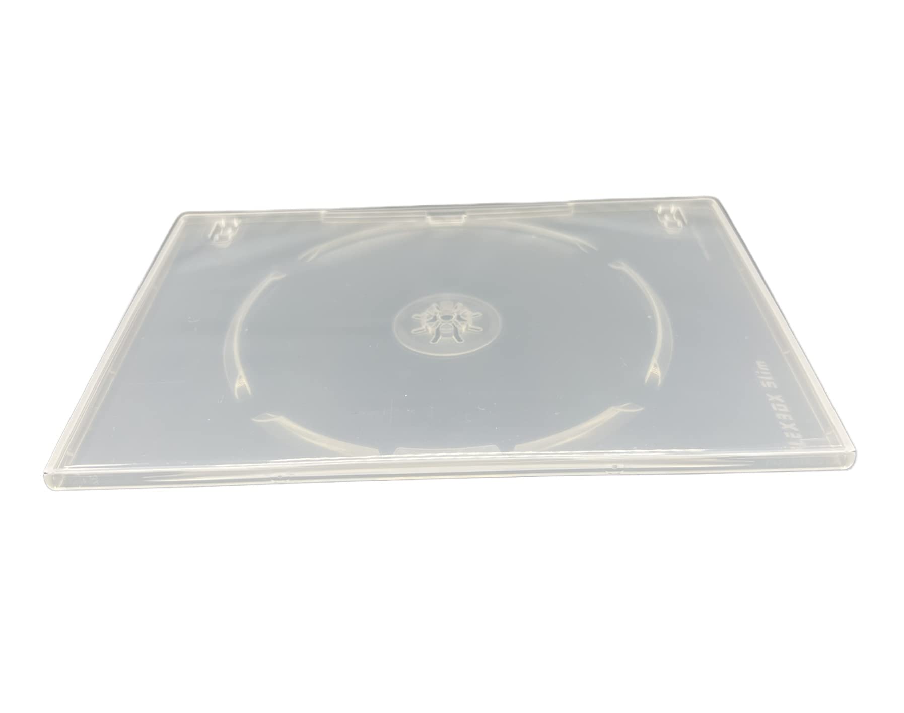 100 x singolo trasparente slim 7 mm dorso DVD/CD/BLU RAY