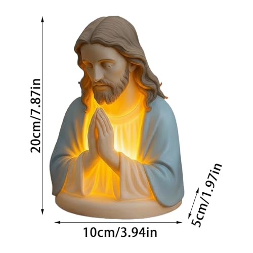 Veilleuse Vierge Marie lampe statue religieuse pour maison et bureau - 6