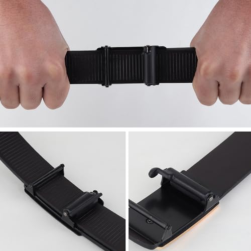 Image of ZORO Vegan Leather Belt for Men | Black | Formal /Casual