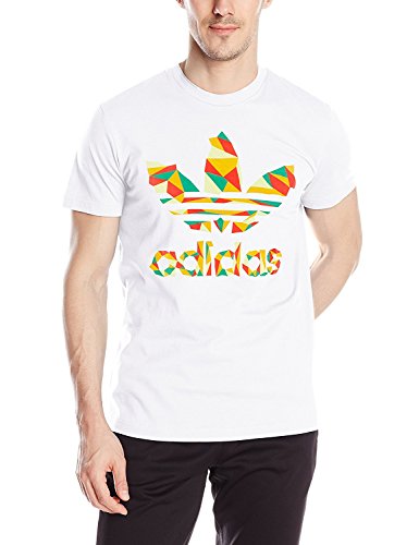 adidas Originals Men's Geometric Trefoil Graphic Tee