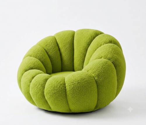 Image of CRAFTCITY 5 Seater Pumpkin Sofa Set /Premium Modern Tufted Living Room Furniture Collection