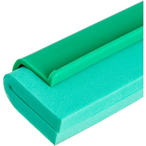 Image of SPARTA 4156809 Plastic Double Foam Squeegee, Commercial Squeegee With Durable Contruction For Cleaning, Commercial, Residential, 24 Inches, Green