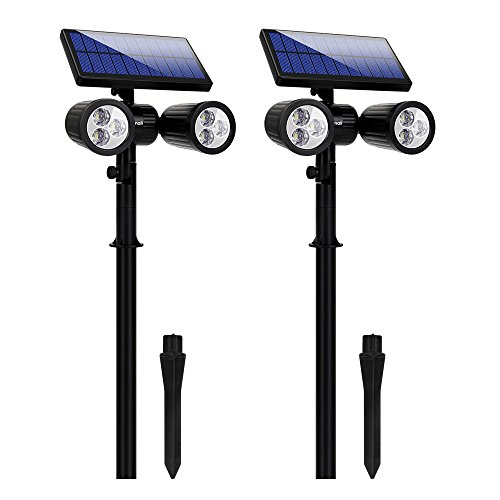 meilleurs projecteurs solaires 6 LED Lampe Solaire Lumière Solaire Projecteur