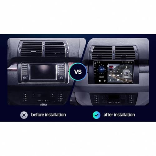 GPS Android Radio para BMW E53 X5 con Android Auto y cámara de visión trasera AHD 2