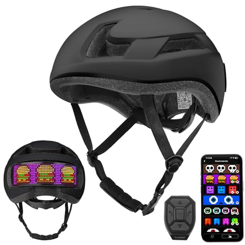 Smart LED Pixel Programmable Bike Helmet