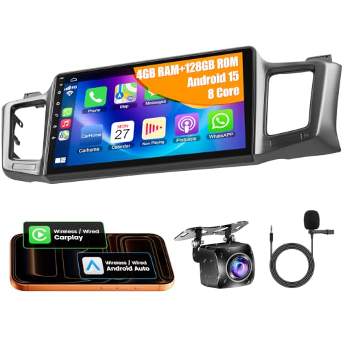 Image of (8Core + 128GB) Car Radio Stereo for Toyota RAV4 2013-2018