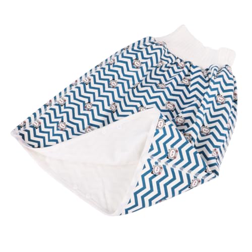 HAMPPLIES Pantalones Pañal Alta Cintura Impermeables para Bebés con Falda Antileak y Botón Reutilizables y Suaves para Evitar Irritaciones