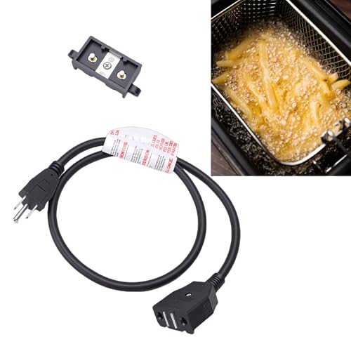 Cordón de Alimentación Magnético de Repuesto para Freidora, Reemplazo para Freidoras Eléctricas de 8L y 10L con Conexión Segura (Incluye Accesorios) miniatura 7