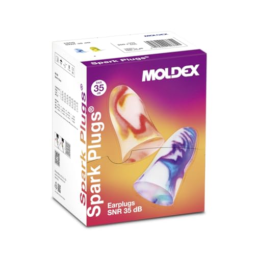Ohrstöpsel SNR 35dB Moldex Soft SparkPlugs 7800-200 Paar