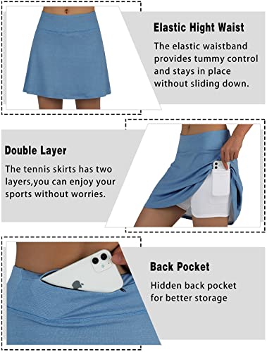 beroy Running Skirts Tennis Golf Skorts for Women - Women Workout Skirts with Pockets3