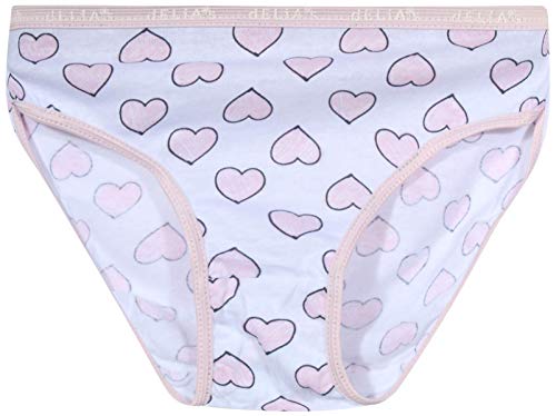 dELiAs Girls Cotton Bikini Underwear Multipack - 20 Pack, Assortment 1, Size 10/12'