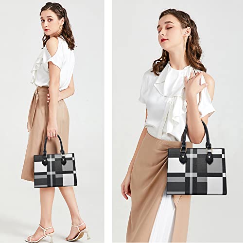 Image of CHICAROUSAL Crossbody Purses and Handbags for Women PU Leather Tote Top Handle Satchel Shoulder Bags (Grey Gezi)