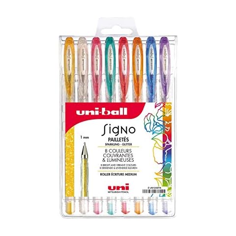 Stylos Rollers Uni-Ball Signo Pailletés Cover