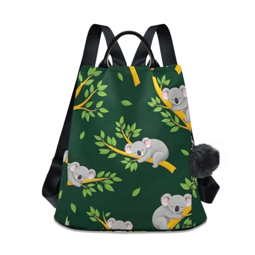 Mochila mujer koala antirrobo con cremallera trasera ideal para proteger tus cosas