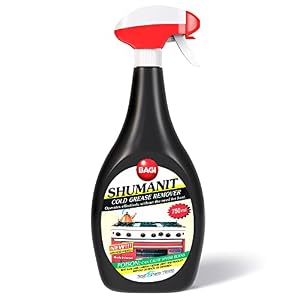 SHUMANIT – Cold Grease Remover. Spray for The immediate Removal of Stubborn and Burnt fats/Grease
