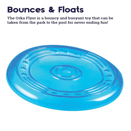 Petstages-Orka-Flyer-Royal-Blue-Flying-Disc-Dog-Fetch-Toy Petstages Orka Flyer Royal Blue Flying Disc Dog Fetch Toy