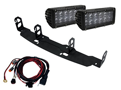 Rigid Industries 46524 Lower Grill Mount (Sae E-Series Kit, 2010-2014 Subaru Wrx/Sti)