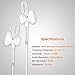 [Apple MFi Certified] Ligtning Headphones Earbuds Earphones with Mic Volume Siri Control, Lightning Connector Ear Buds Compatible with iPhone X / 8/8 Plus/7 / 7P iPad and More, Wired Headset White
