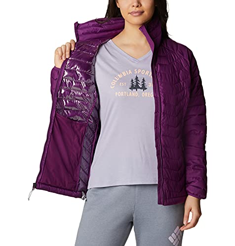 Columbia Women's Powder Lite Jacket, Plum, Medium #TOP4