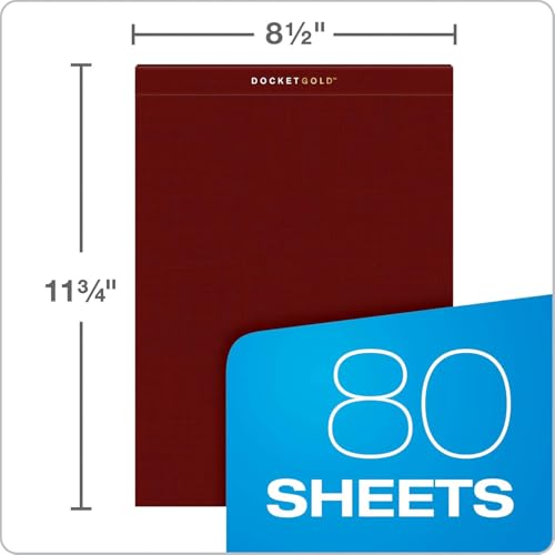 Bloc de papier graphique Tops Docket Gold 21,6x27,9 cm 80 feuilles quadrillées - 3