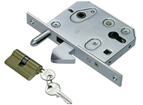 Serratura da Infilare a Gancio Comunello art .Fc 215 Misura 60 mm Frontale 25 mm