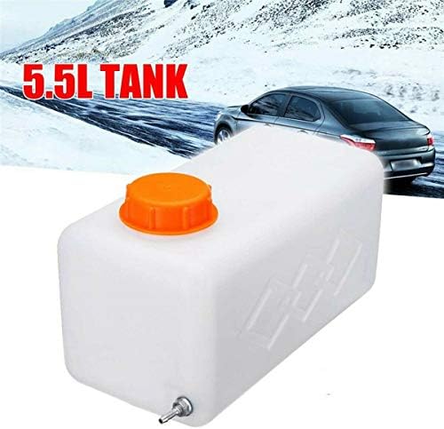 YIZAN 5.5L Plastic Air Parking Heater Fuel Tank Gasoline Oil Storage for Eberspacher Truck Caravan Fuel Oil Gasoline Tank, white & yellow, (316930)