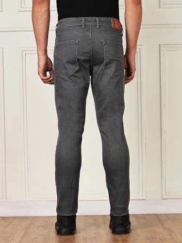 Image of Thomas Scott Men's | Smart Classic | Straight Fit | Mid-Rise | Light Fade | 5 Pockets | Stretchable | Jeans