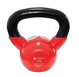 GYMENIST Iron Exercise Kettlebell, Vinyl Coated, Fitness Body Workout Equipment Kettle Bell, (5-LB...