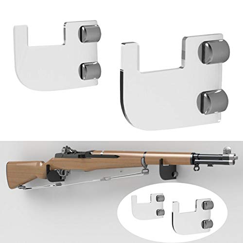 LOVIVER Conjunto de 2 Suportes para de Montagem Na Parede/Visor de/Suporte para Mosquete - Claro