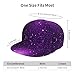 Fashionable Baseball Cap Beautiful Purple Glitter Sparkles Pattern Dad Hat for Boys and Girls, Relaxed Fit Breathable Moisture Wicking Sports Cap Headwear