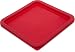 Carlisle 1074105 StorPlus Polyethylene Lid, 9 x 9 x 0.63", Red, For 6-8 qt. Square Container (Case of 6)