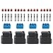 AUTOKAY 4Pcs 3-Pin Ignition Coil Pack Connector Plug Housing Compatible with Honda S2000 F20 F22