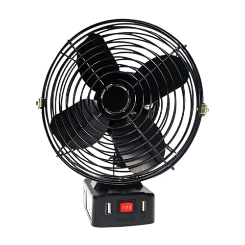 Tragbarer Auto- Luftkühler, USB- betriebener Sitzventilator, kompakter Rücksitzventilator mit einstellbarer Geschwindigkeit, Auto- Reisekühlgerät, Autozubehör mit effizientem Design-6
