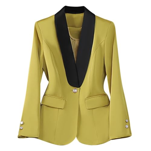 Blazers de costume pour femme du S au 4XL veste bicolore chic