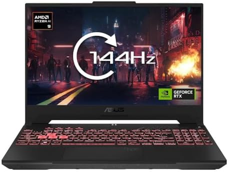 ASUS TUF A15 FA507VR 15.6" Full HD 144Hz Gaming Laptop (AMD Ryzen 7-7435H, NVIDIA GeForce RTX 4060 (140W TGP), 16GB RAM, 1TB PCIe SSD, Windows 11 Home)