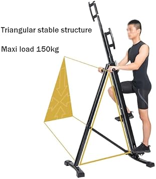 Vertical Climber, Multifunctional Stepper, 4 Levels Adjustable, Home Gym Fitness Equipment, Max Load 150KG