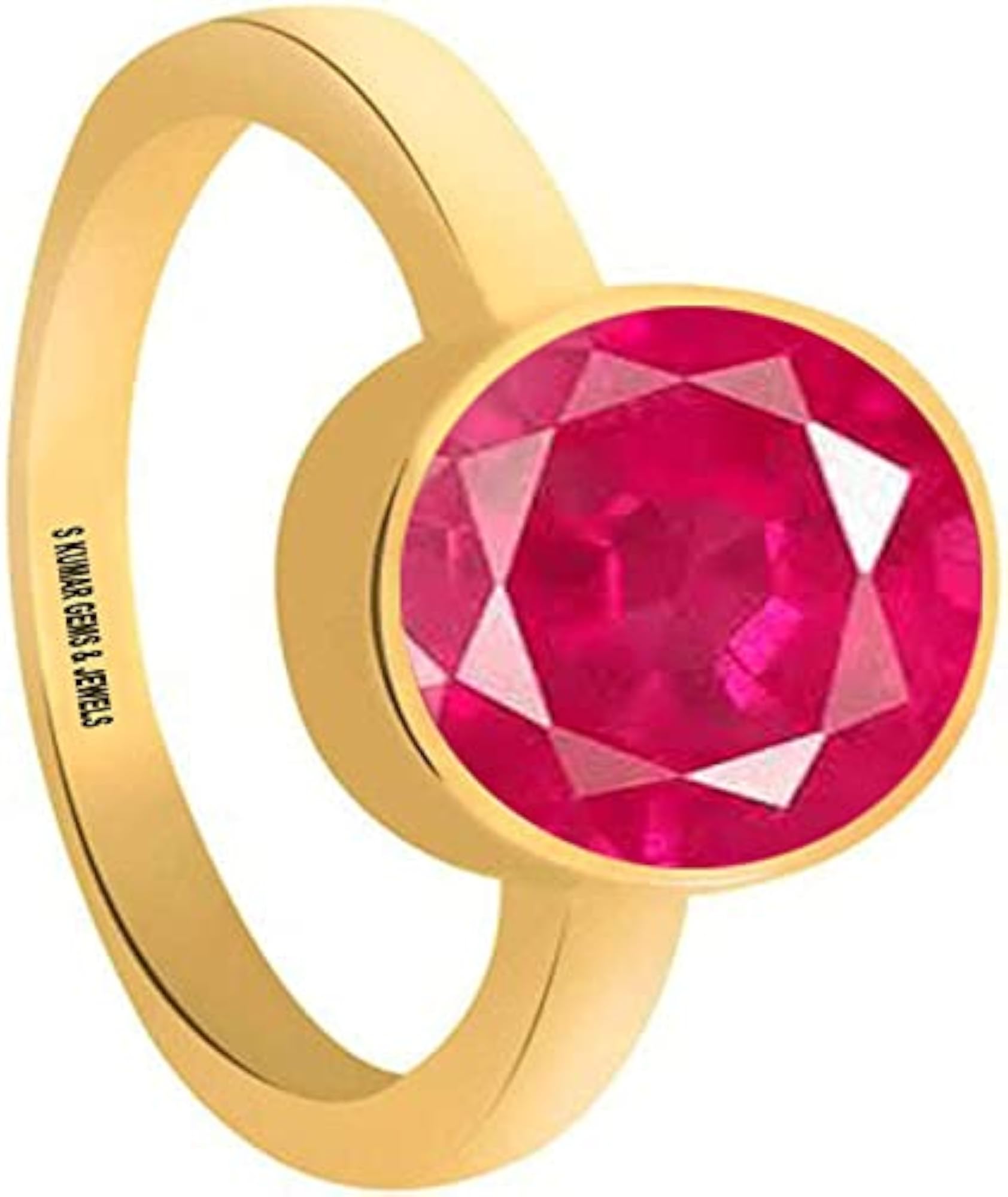 Certified Natural Ruby Silver Ring, 10.25 Ratti for Astrological Purpose