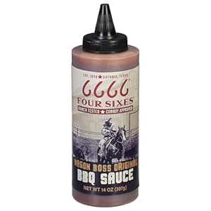 6666 Four Sixes Wagon Boss Original BBQ Sauce, 14 Ounce