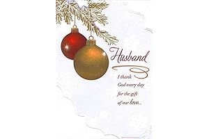 Designer Greetings Religious Christmas Card for Husband