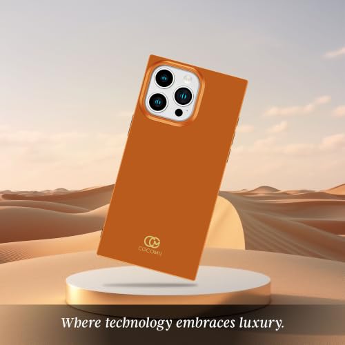 Image of COCOMII Rectangle for iPhone 15 Pro Case, Glossy Cognac