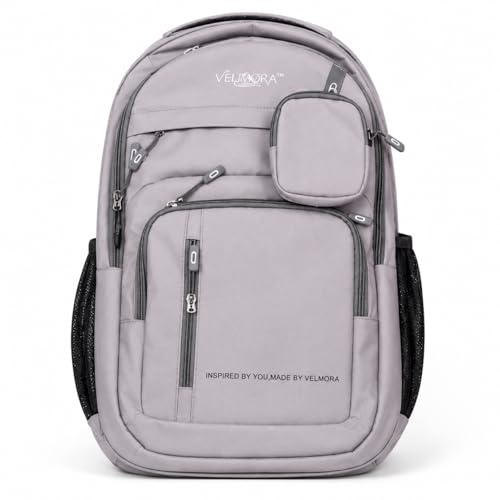 Image of MBW Korean Style Water Resistant 35L Laptop Backpack for Men & Women | Polyester Multi Compartments Bag with Side Pockets & Accessory Pouch | Travel Backpack for Office, College and School