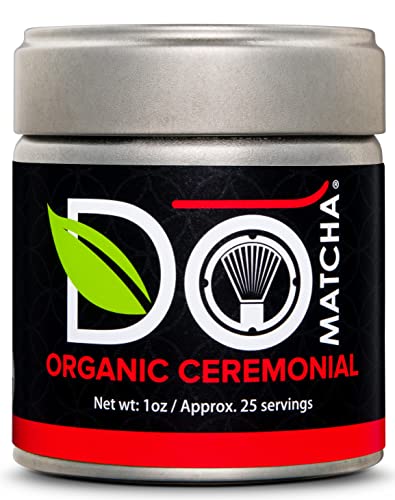 Domatcha Organic Ceremonial Matcha Powder 2.82Oz And Organic Ceremonial Matcha Powder 1Oz - Authentic Japanese Green Tea Match Powder #TOP1