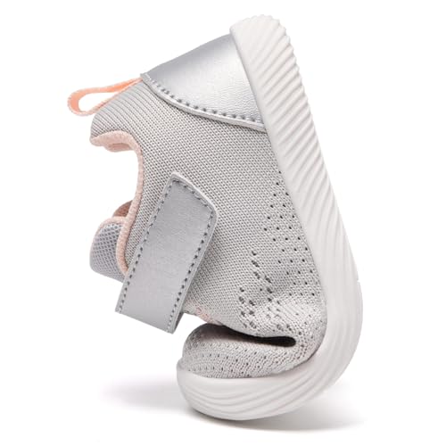 Image of MORENDL Toddler Sneakers Baby Boys & Girls Barefoot Shoes Lightweight Breathable Walking Running Tennis Athletic Sport Shoes