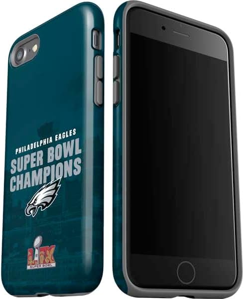 Skinit Pro Phone Case Compatible with iPhone SE (2nd & 3rd Gen) - Officially Licensed NFL Philadelphia Eagles Super Bowl LIX Champions Design