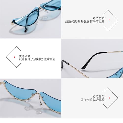 Lunettes de soleil UV400 demi-monture pour éliminer la fatigue visuelle - 3